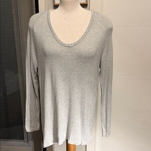 Oversized Brandy Melville Gray Women's Long Sleeve Top